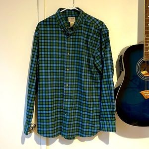 LL Bean Plaid Button Up